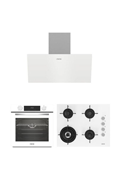 Altus ALA 332 W + ALA 189 DW + ALA 510 W Beyaz Ankastre Set