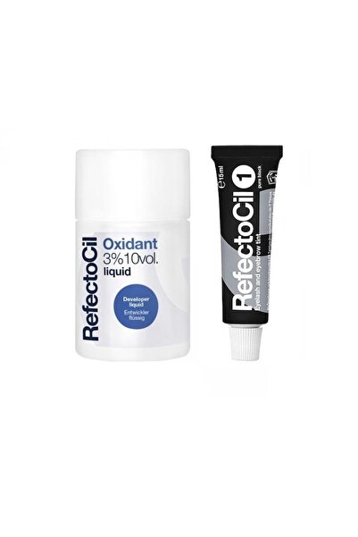 Refectocil Σετ: Υγρό Οξειδωτικό 100 ml + Μαύρη Βαφή Αρ. 1 15 ml