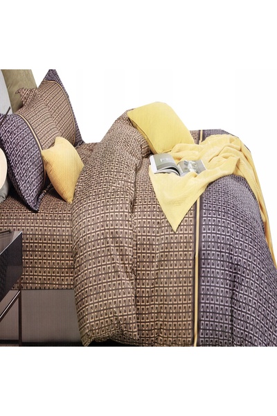 J W SAX Set lenjerie de pat 100% bumbac 3 piese. 200x200