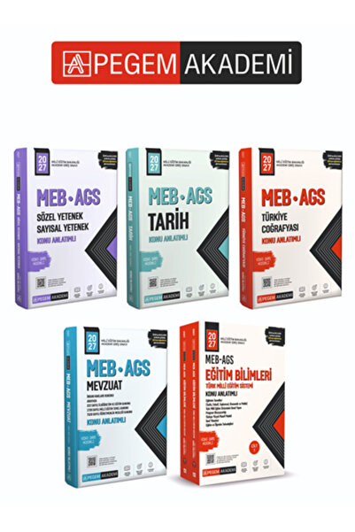 PEGEM AKADEMİ 2027 MEB-AGS Konu Anlatımlı Seti (6.Kitap)