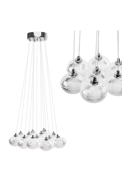 Toolight Κρεμαστό Φωτιστικό Ms025-13cp Chrome