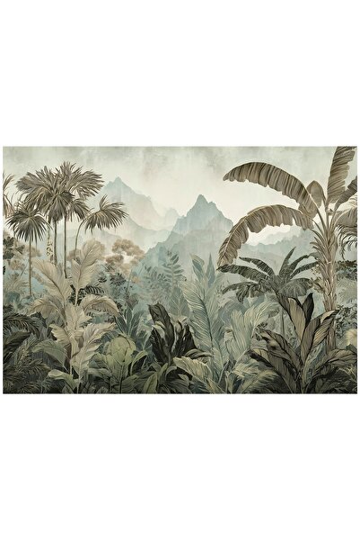 Wallarena Fototapet 3D Junglă Tropicală Decor de Perete Dormitor Sufragerie 4...