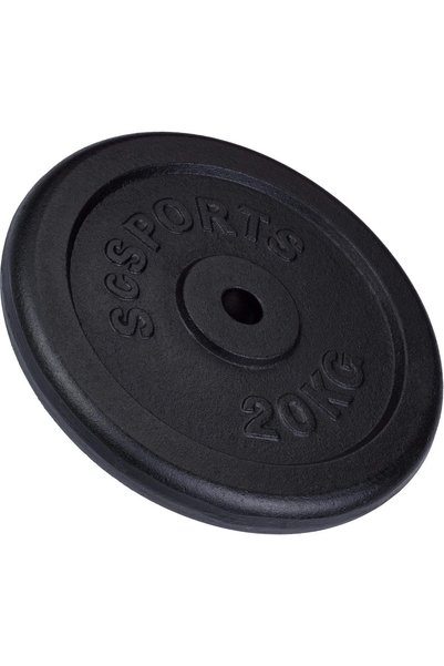 ScSports Discuri de halteră din fontă 20 - 120 kg