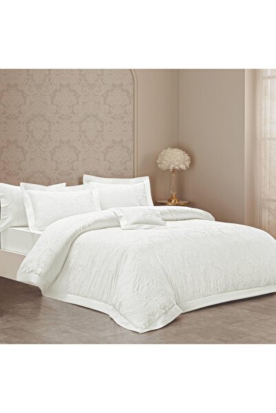 Talis Set de lenjerie de pat Petalo Alb King Size (Bumbac Egiptean)