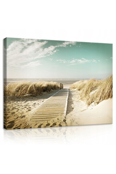 Wallarena Tablou pentru living pe pânză, 3D SEA POMOST, 100x70