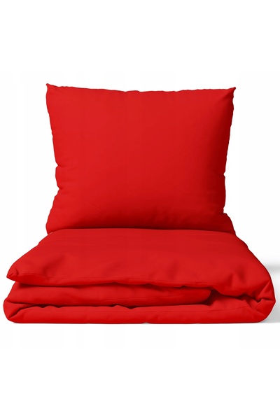 J W SAX Lenjerie de pat 160x200 Roșu Bumbac Premium J&W Red Passion