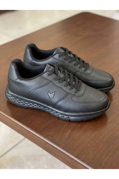 Volis M-26640 Black Memory Foam Sole Large Size Men's Sneaker Shoes (45-48)