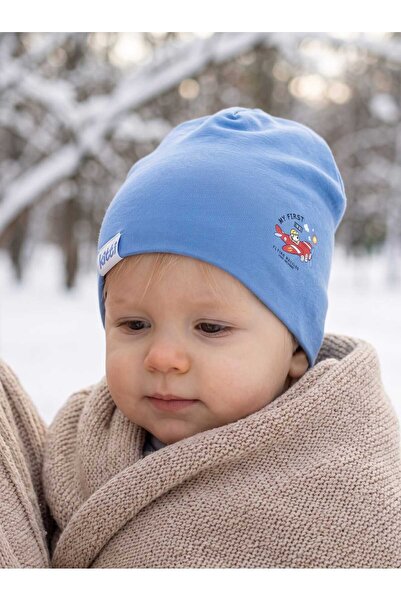 Aware Time Kitti 1-4 Years Old Baby Boy & Child Combed Cotton Beanie