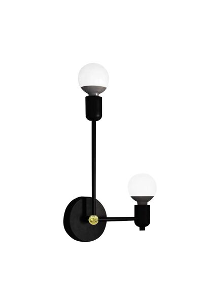 Toolight Φωτιστικό Τοίχου APP1707-2W Black