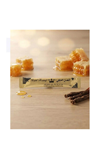 Vip Royal honey عسل مدعم بالهلام الملكي والجينسنغ الأحمر 15 جرام