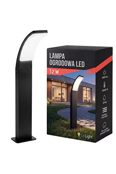 Toolight Επιδαπέδιο Φωτιστικό Κήπου Led Jnh033-g Black