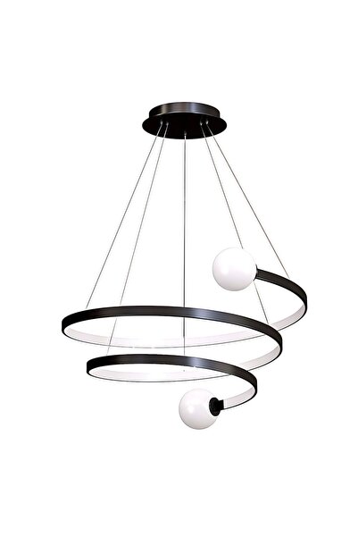 Toolight Κρεμαστό Φωτιστικό Lhj029-cp Μαύρο