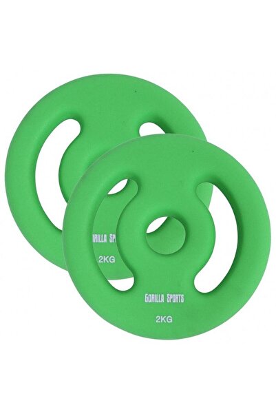 Gorilla Sports Set de discuri de haltere din neopren 2 - 10 kg