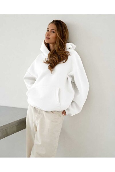 BENROMA 3 Yarn Combed Cotton Hooded Sweatshirt Lk5
