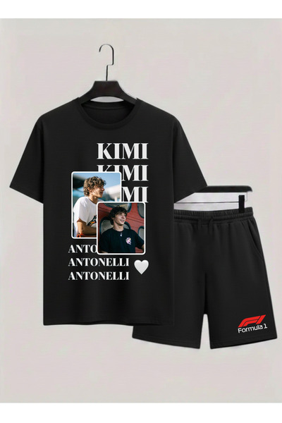 MAGORS Kimi Antonelli Cotton Normal Fit Children's T-Shirt-Shorts Two-Piece Set