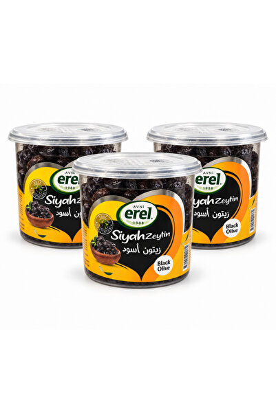 Erel zeytincilik Erel زيتون أسود، 400 جم × 3 عبوات