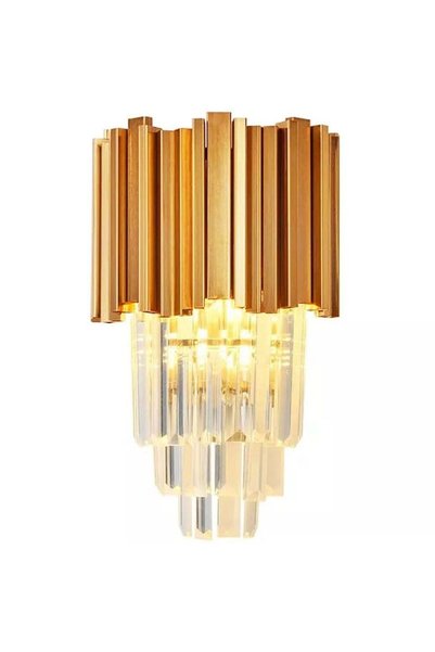 Toolight Επιτοίχιο Φωτιστικό Κρύσταλλο 312357 Χρυσό