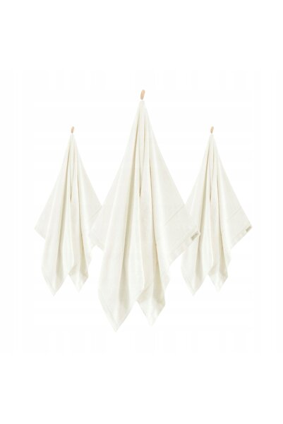 Zwoltex Set complet de prosoape Queen, prosop de baie alb 70x140, 50x100, 30x50