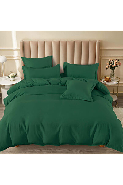 Talis Lenjerie cu Elastic 180x200 Junne Verde padure 6 Piese (Finet)