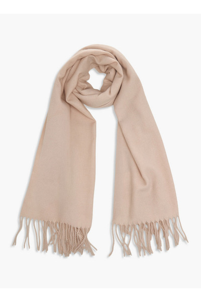 FAV Fringed Scarf Beige