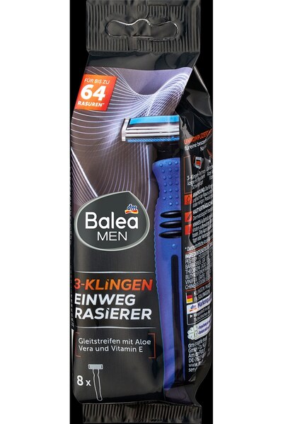 Balea MEN Aparat de ras de unică folosință, 8 buc - Aparate, Cosmetică bărbați