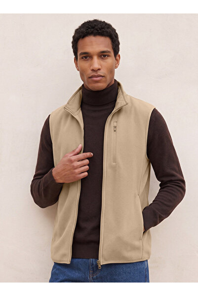 FAV Basics High Neck Fleece Gilet with Pockets