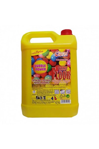 Cloret Detergent pentru pardoseli, fără clătire, Bubble Gum, 5L