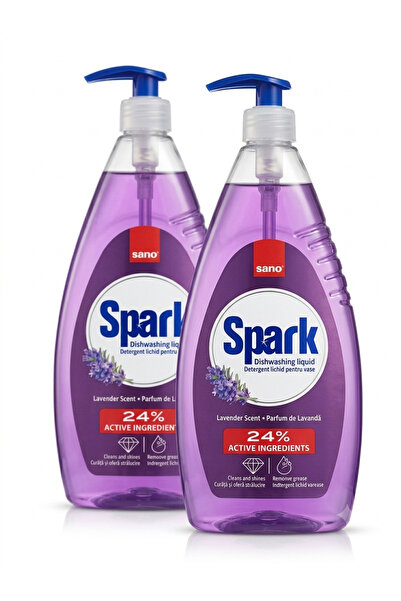 Sano Două flacoane de Spark- detergent lichid concentrat pentru spălat vase.