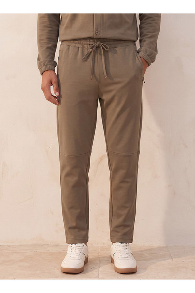 Love Pangolin Straight Fit Track Pants with Elasticated Drawstring Waist