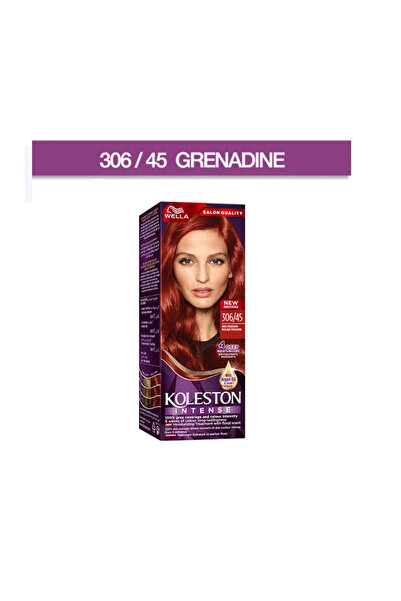 Wella Koleston Hair Dye Pomegranate Red 306/45 50ml