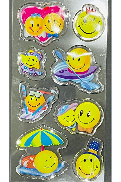 Next Plus Autocolant autoadeziv cu emoji 3D în formă de jeleu tridimensional ...