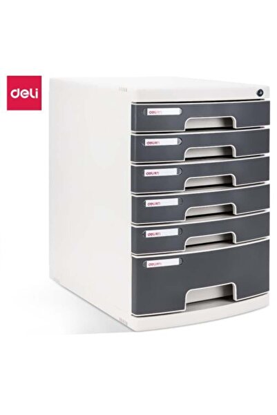 Deli Brand 6-Drawer Document Storage Cabinet with Lockكبينه لتخزين المستندات ...