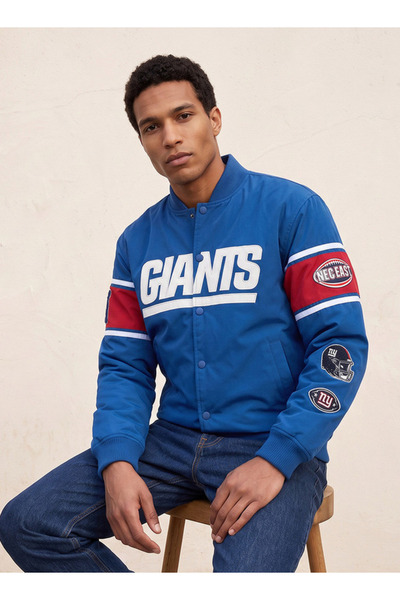 SP Characters The Buffalo Bills Varsity Jacket with Button Closure