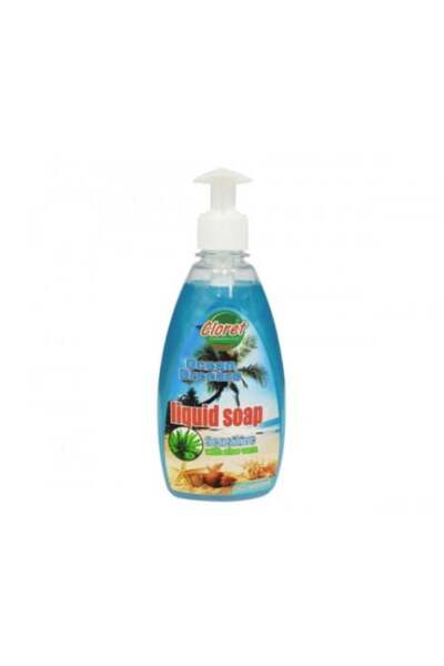 Cloret Săpun lichid, 500ml cu dozator manual, Briză de ocean, extract de Aloe...