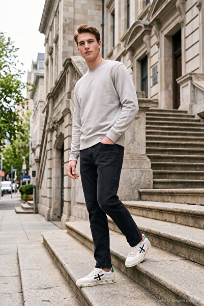 Buratti Pamuklu Normal Bel Boru Paça Jeans Erkek KOT PANTOLON 5901F03MILANO