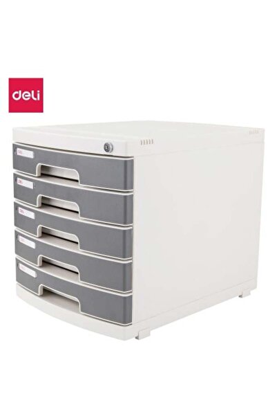 Deli Document Storage Cabinet with Lockكبينه لتخزين المستندات 5 ادراج بقفل ماركة