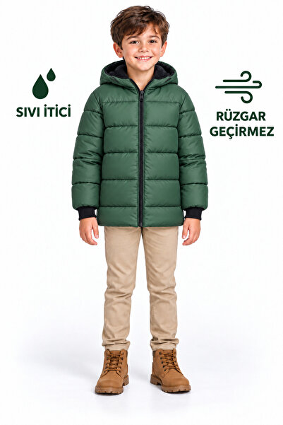 tinytrends Erkek Çocuk Kapüşonlu Mont