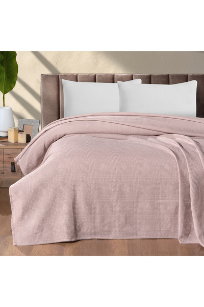MAXSTYLE Διπλό 100% βαμβακερό πικέ σε σκόνη 200x220 εκ.