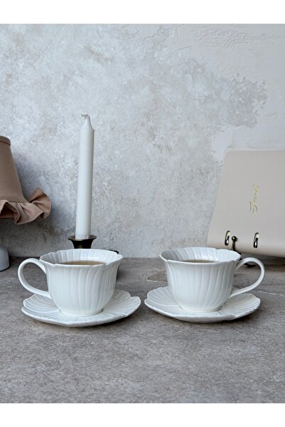 KaiAtelier Bloom 2Li Kutulu Büyük Boy Çay / Kahve Fincanı