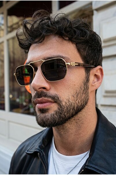 Chunky Frame Esref Unısex Yeni Sezon Ultra Hafif Uv400 Filtreli Siyah Güneş Gözlüğü