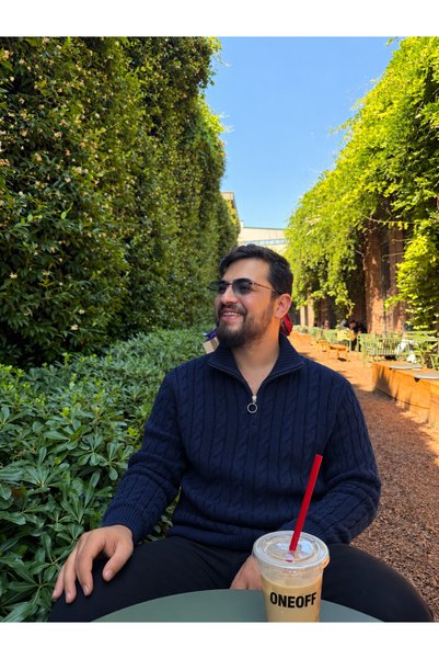 oneoff Saç Örgülü Erkek Salaş Yarım Fermuarlı Kışlık Triko Selanik