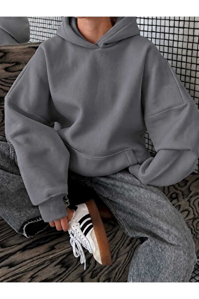 BENROMA 3 Yarn Combed Cotton Hooded Sweatshirt Lq6