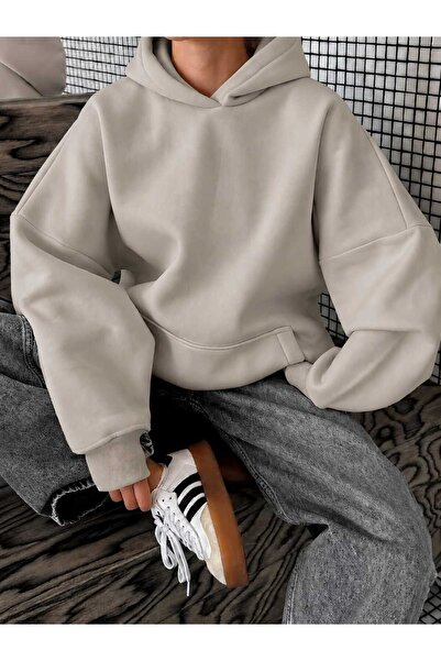 BENROMA 3 Yarn Combed Cotton Hooded Sweatshirt Lq6