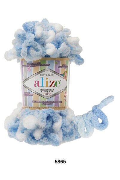 hobi dünyası evim 1 Piece Alize Puffy Hand Knitting Yarn Hand Knitted Heart P...