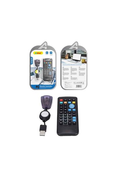 OEM Andowl Τηλεχειριστήριο Υπολογιστή με USB Δέκτη Q-PC31 - PC Remote Control...