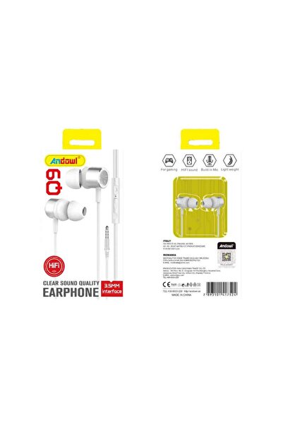OEM Andowl Ενσύρματα Ακουστικά με AUX 3.5mm Q9 - Earphone