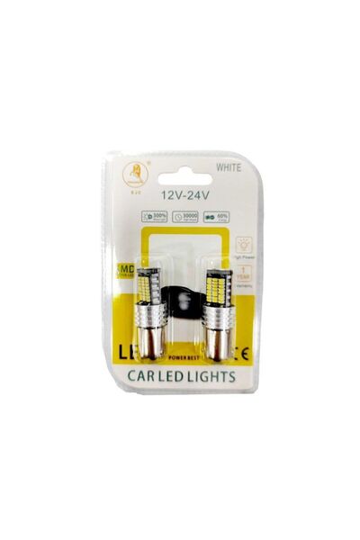 OEM EJC Λάμπες Αυτοκινήτου 3014-60SMD-1156 12V-24 2τμχ ψυχρό φως – LED light