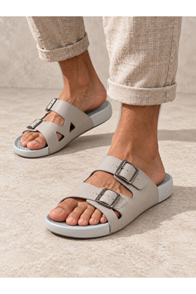 Trendline Men's Comfortable Sole Buckle Slippers