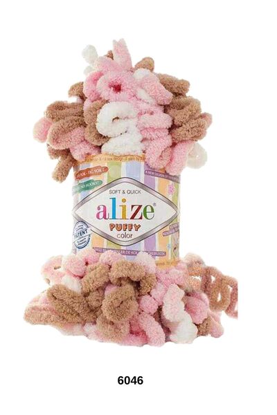 hobi dünyası evim 1 Piece Alize Puffy Hand Knitting Yarn Hand Knitted Heart P...