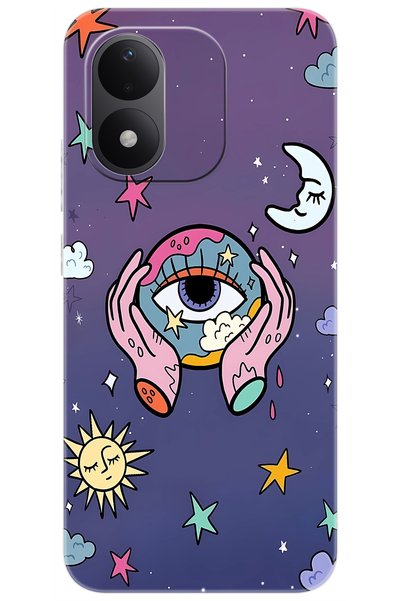Ceppare Xiaomi Redmi Note 17 4G/5G Uyumlu Kılıf Desen Baskılı Silikon Dünya G...